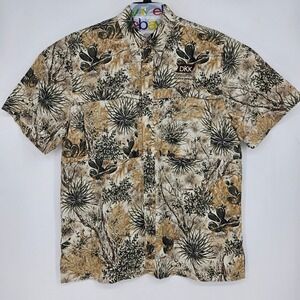 GameGuard Shirt Mens Extra Large Cactus Camouflage‎ Fishing Short Sleeve Outdoor